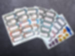 Removable reusable labels for Deja food labels