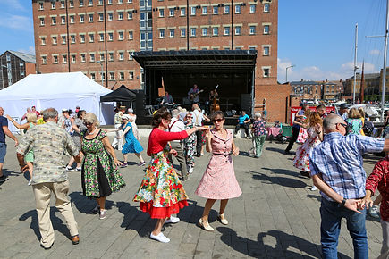 Swing Dance at Gloucester Goes Retro