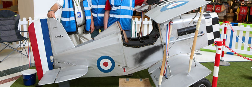 A tiny plane at Gloucester Goes Retro