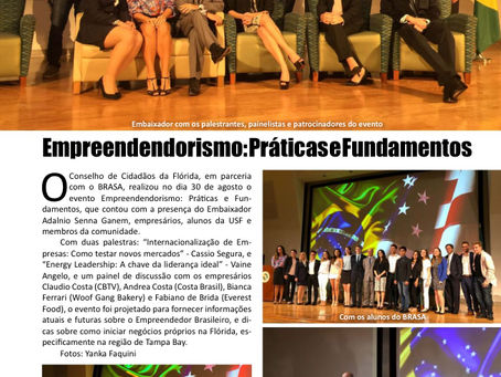 Entrepreneurship Event covered by BRAZIL USA Suncoast Magazine