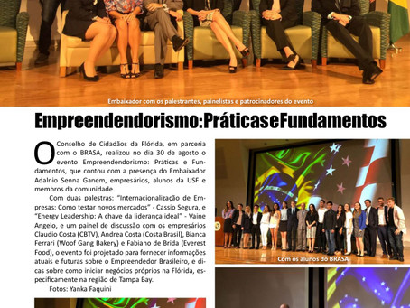 Entrepreneurship Event covered by BRAZIL USA Suncoast Magazine