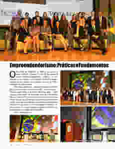 Coverage of the Entrepreneurship event by BrazilUSA Suncoast Magazine. Top image: Entrepreneurs, Speakers, Ambassador Adalnio Ganem, Corina Lessa, Vaine Angelo, João Pedro Pinto