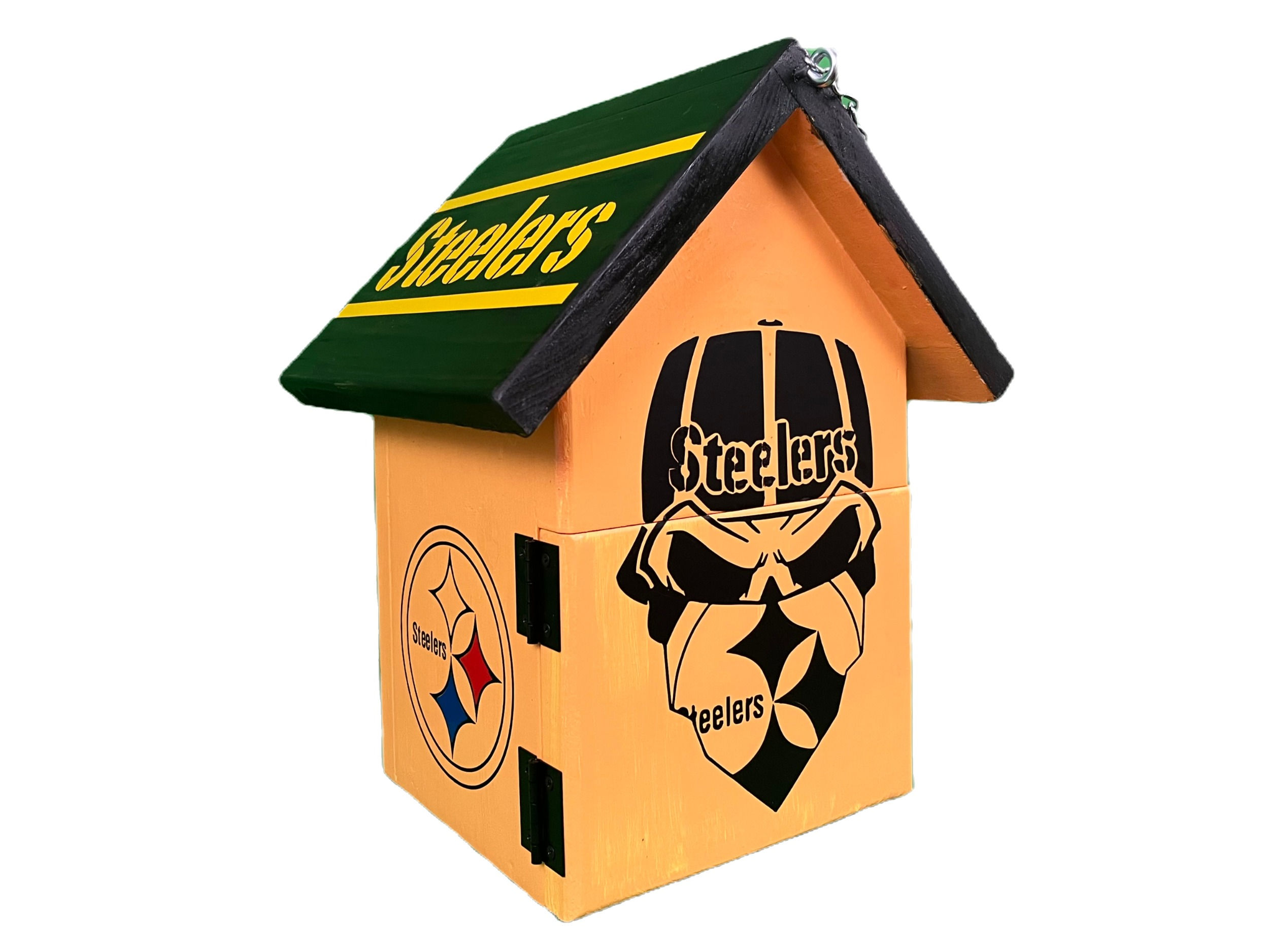 Pittsburg Steelers Birdhouse back view