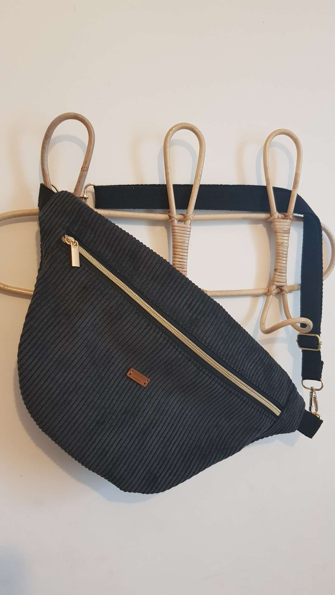 Sac banane Gris Anthracite, Taille L