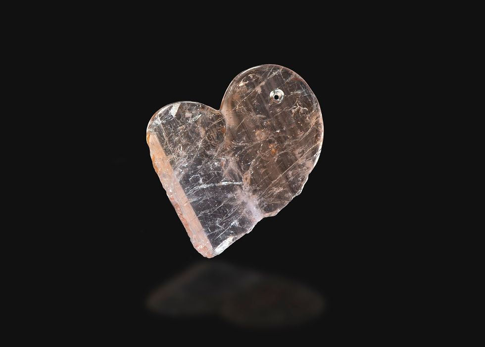 Thumbnail: "Love's Rough" Orange/Pink Color Change Magenesio-Axinite Pendant