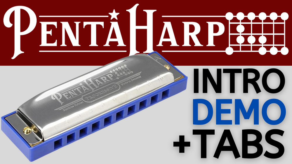 Hohner PentaHarp Intro, Demo & Easy Tabs For Blues, Rock & More