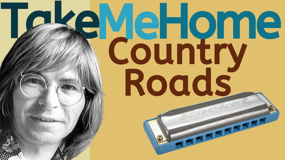 Take Me Home Country Roads by John Denver Harmonica Lesson & Free