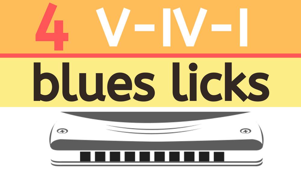 4 blues harp VIVI licks from beginner to advanced