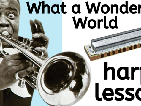What a Wonderful World by Louis Armstrong - Harmonica Tabs & Lesson