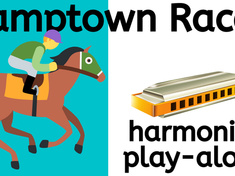 Camptown Races harmonica lesson + free tabs