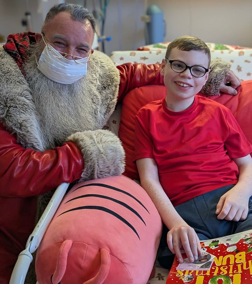 Santa Brings Festive Magic to Ayrshire Children Spending Christmas in Hospital