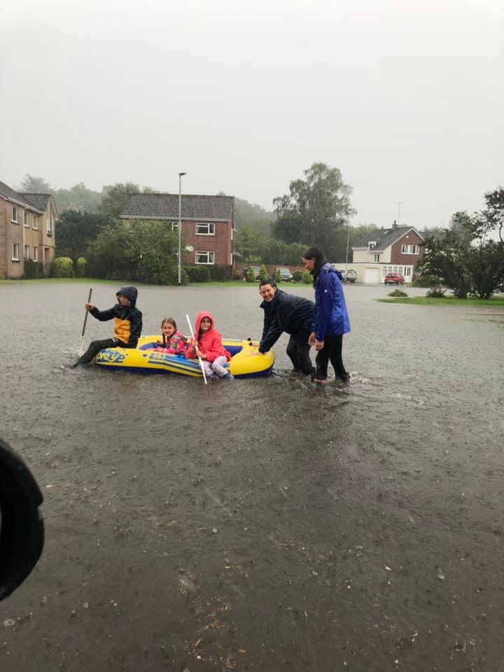Hundreds of homes left flooded and without power after flash flooding