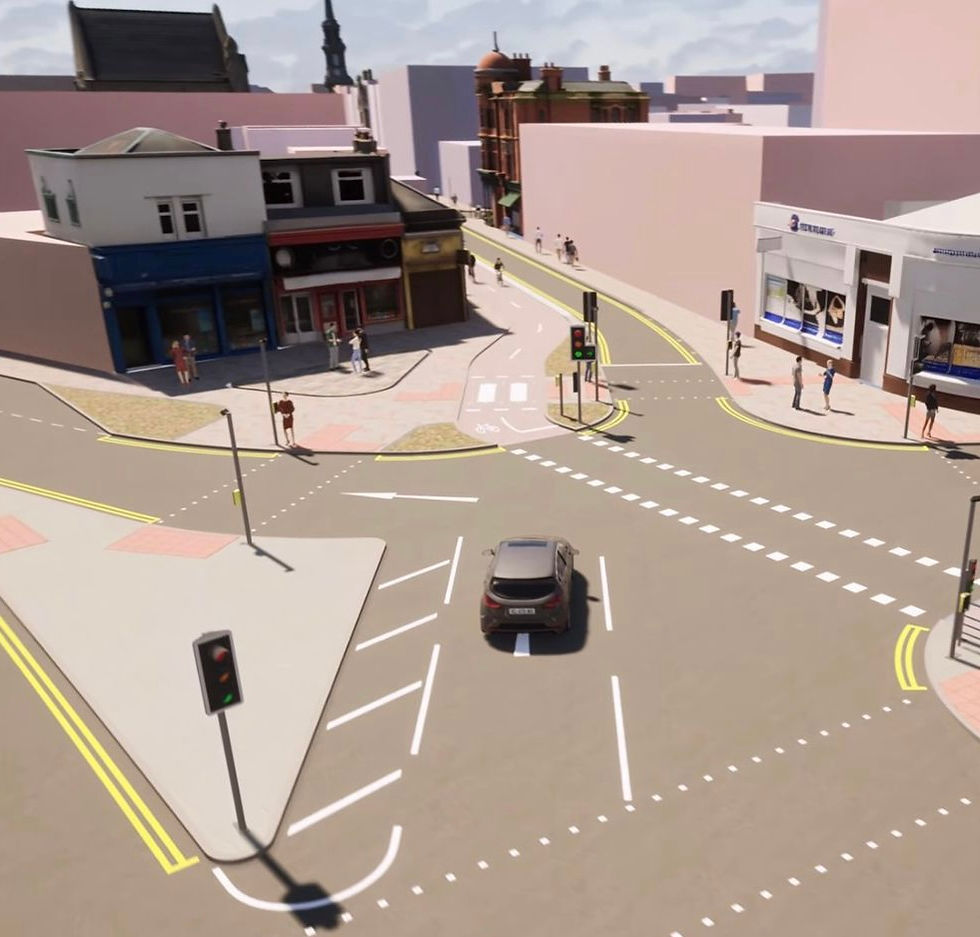 Fort St Junction - Illustration. Image: Accessible Ayr