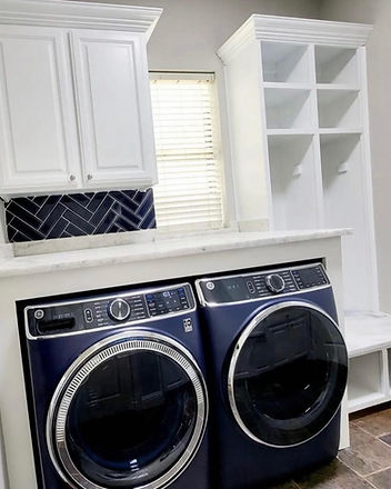 Laundry Room Cabinet Painting