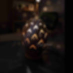 Thumbnail: Lotus terracotta clay handcrafted table Lamp