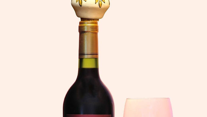 Yellow Sunshine Wine cork