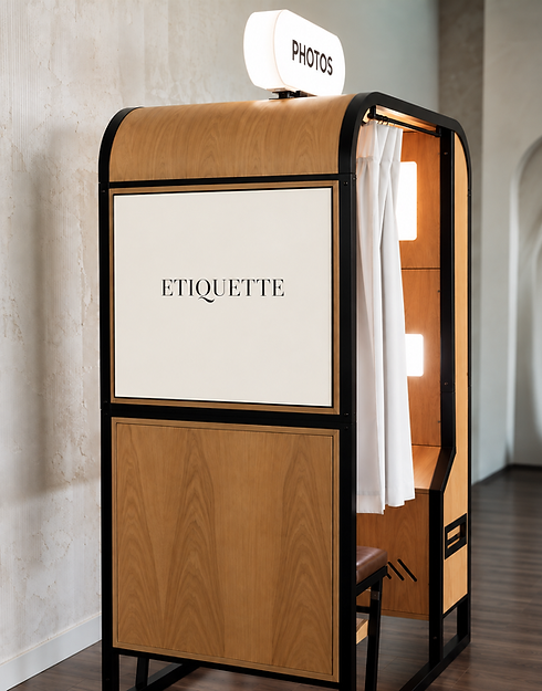Luxury Oak Photobooth with Warm Interior.png