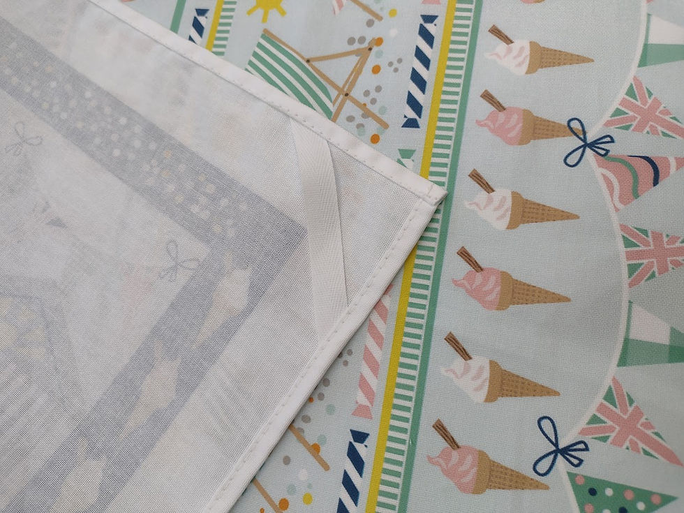 Thumbnail: Beach Huts Tea Towel