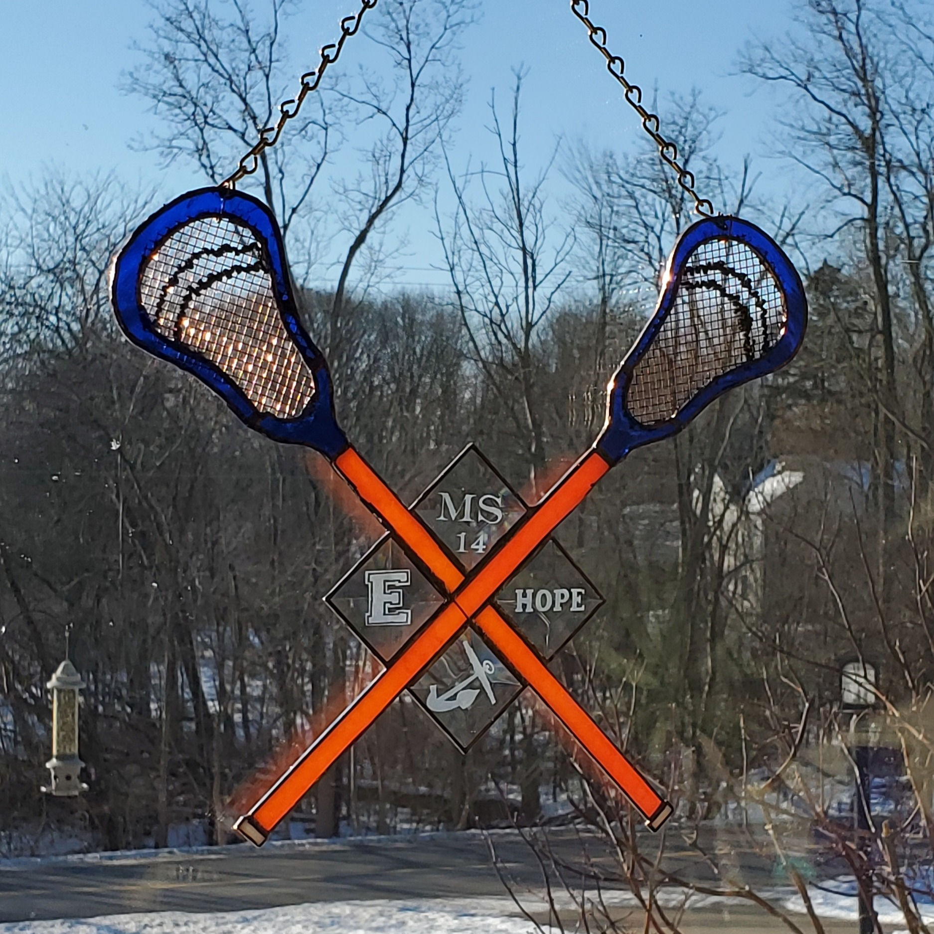 Modern Stick design with Custom Etched Bevels