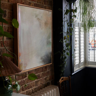 Large dreamy painting by Claire Hankey