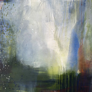 Abstract painting of may by Claire Hankey