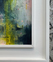 Small textural paintings by Claire Hankey.