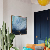 Playful skyscape by Claire Hankey.