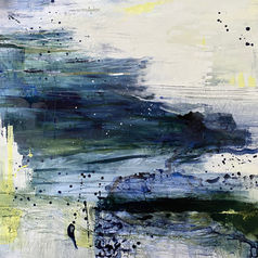 Coastal abstract, seascape paintings, abstract art for the home, contemporary british painting.