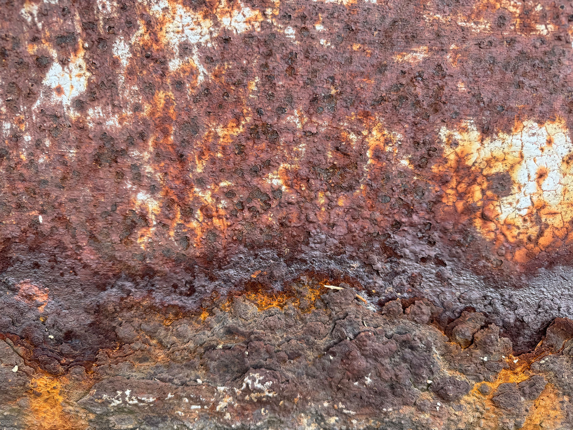 Rust and corroded surface weather by sea and salt