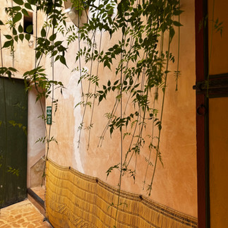 A shady corridor in Maison de la Photographie, Marrakech. 