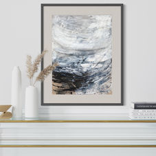 Sea wind- expressive abstract painting by Claire Hankey