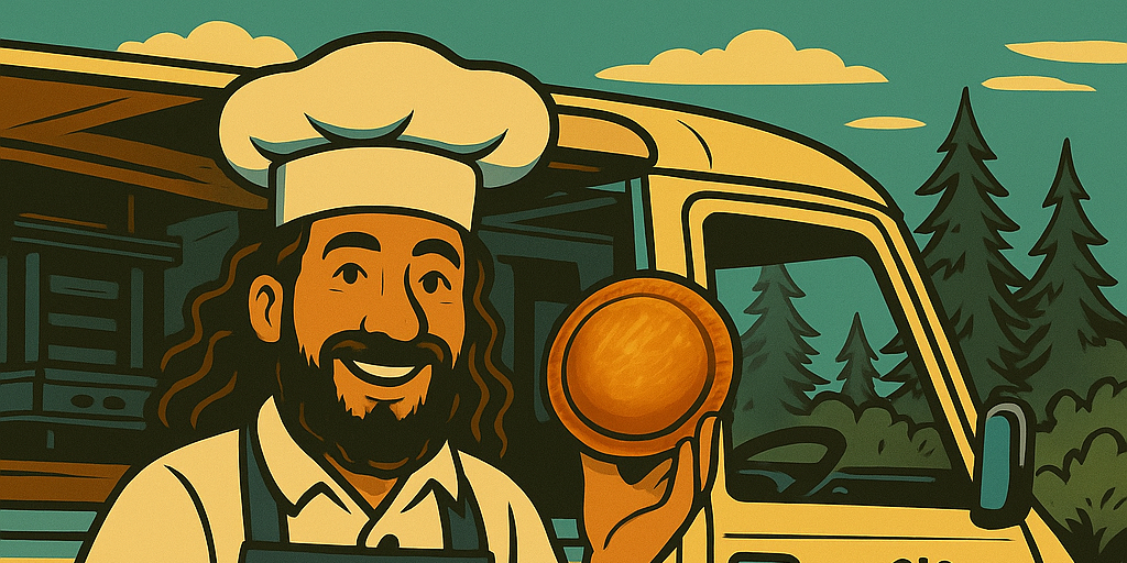 Arranged Food and Objects