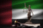united-arab-emirates-flag-with-statue-lady-justice-constitution-judge-hammer-black-drapery