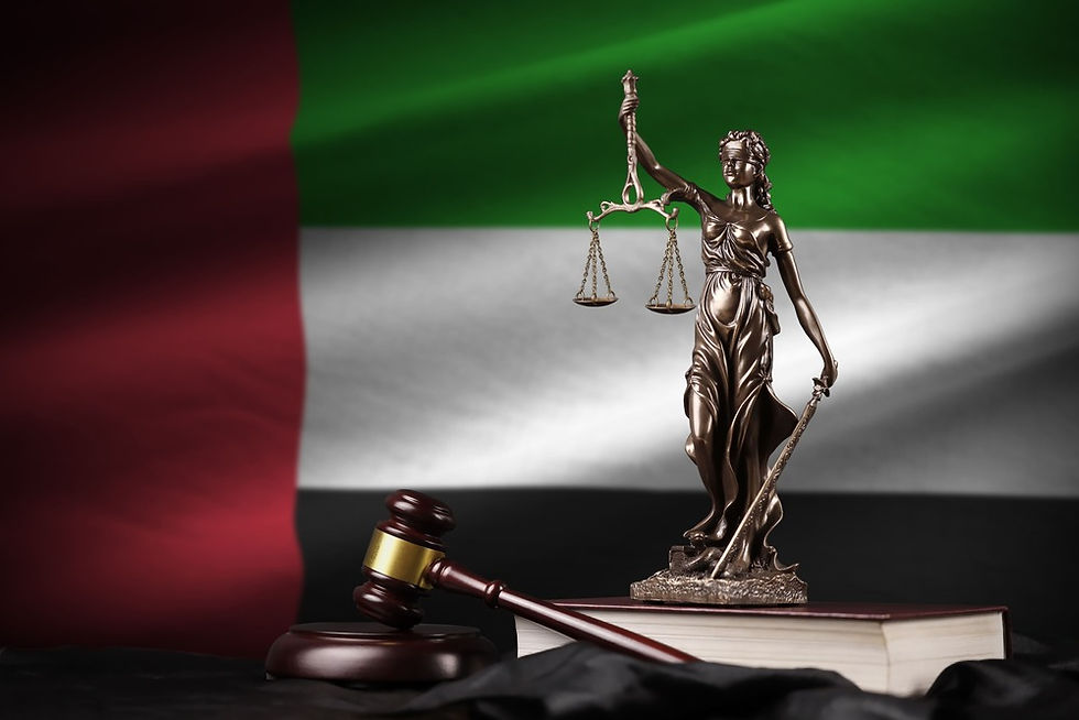 united-arab-emirates-flag-with-statue-lady-justice-constitution-judge-hammer-black-drapery
