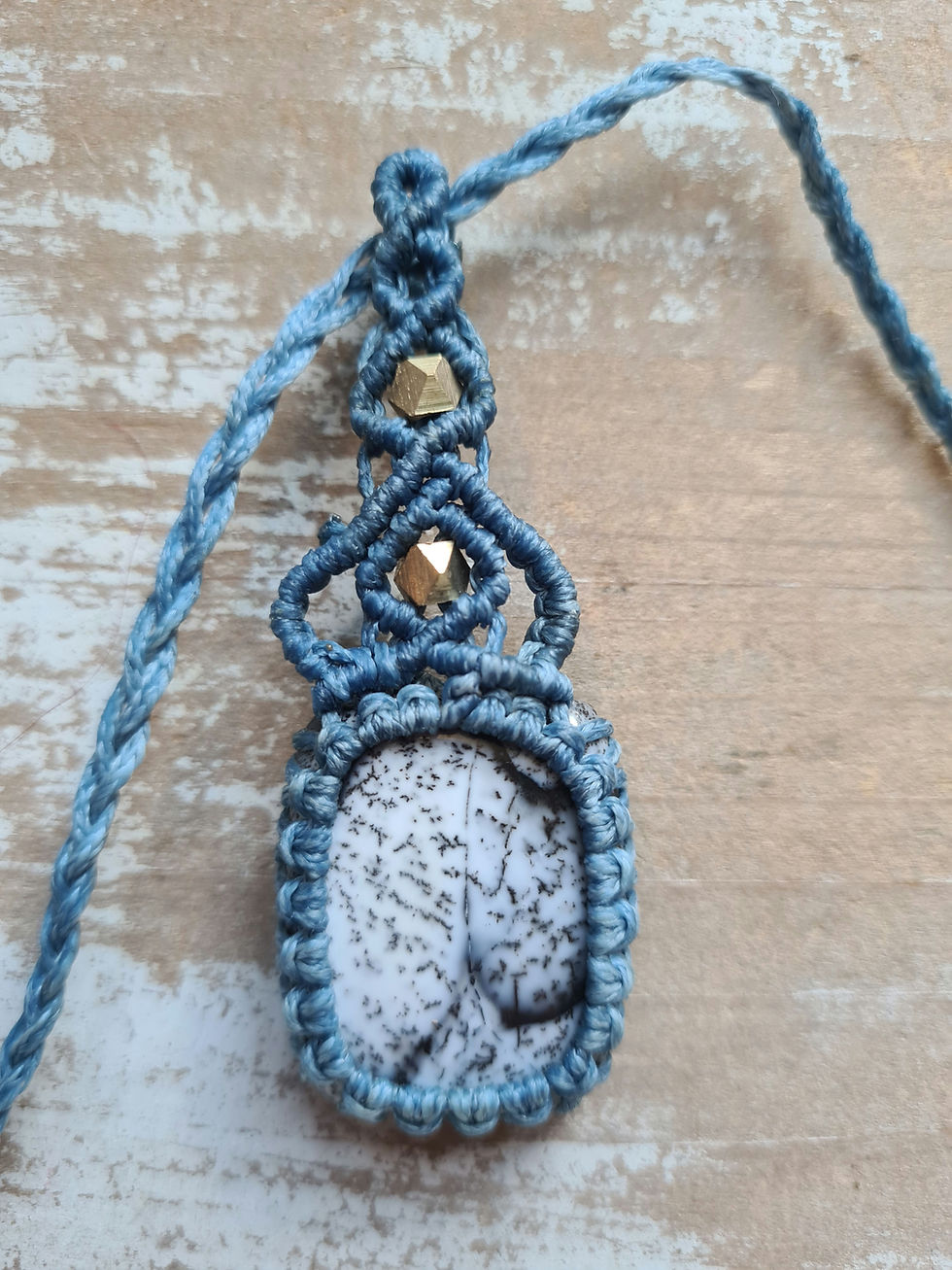 Thumbnail: Dendritic opal Necklace 