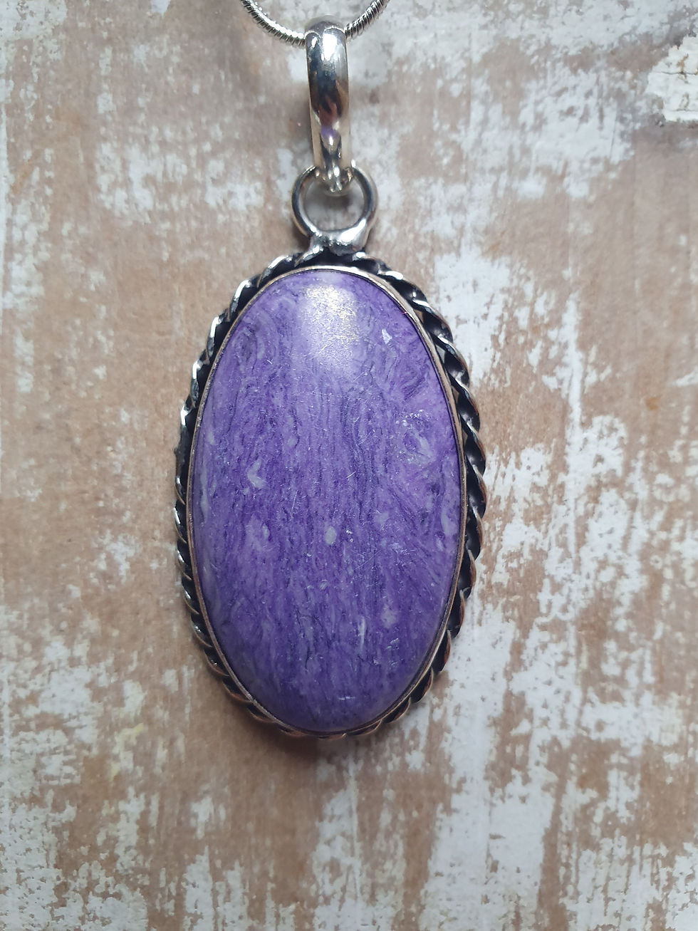 Charoite necklace