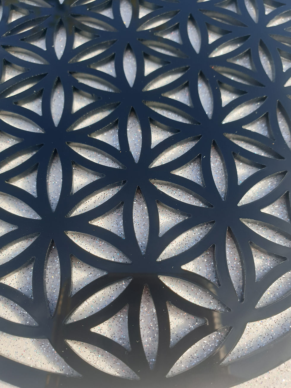 Thumbnail: Double layered flower of life crystal grid 
