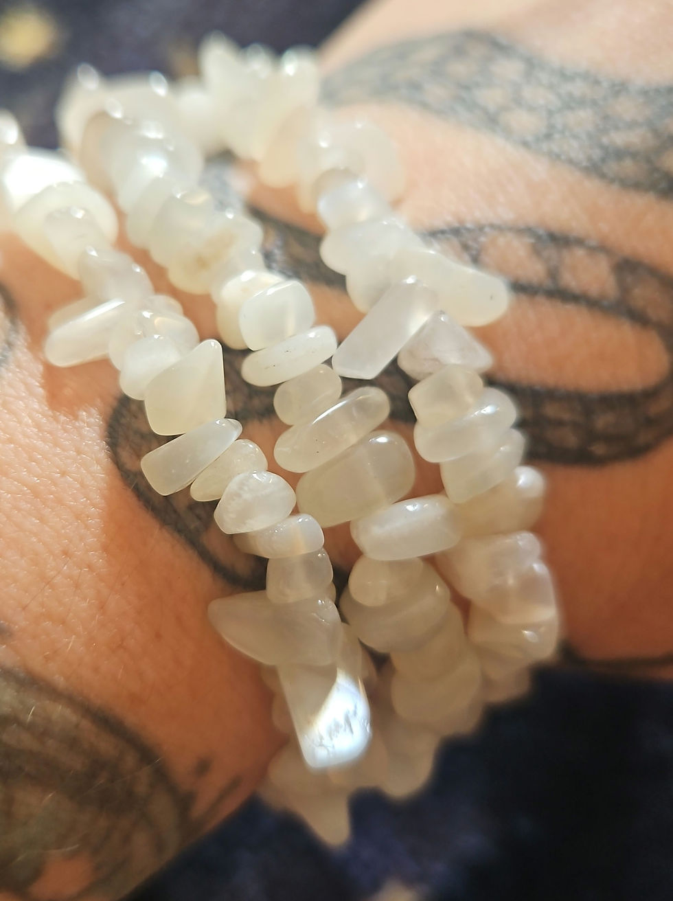 Thumbnail: Moonstone Chip Bracelet 