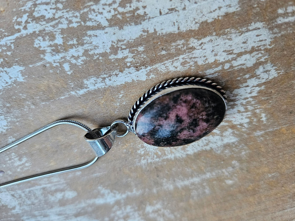 Thumbnail: Rhodonite Necklace 