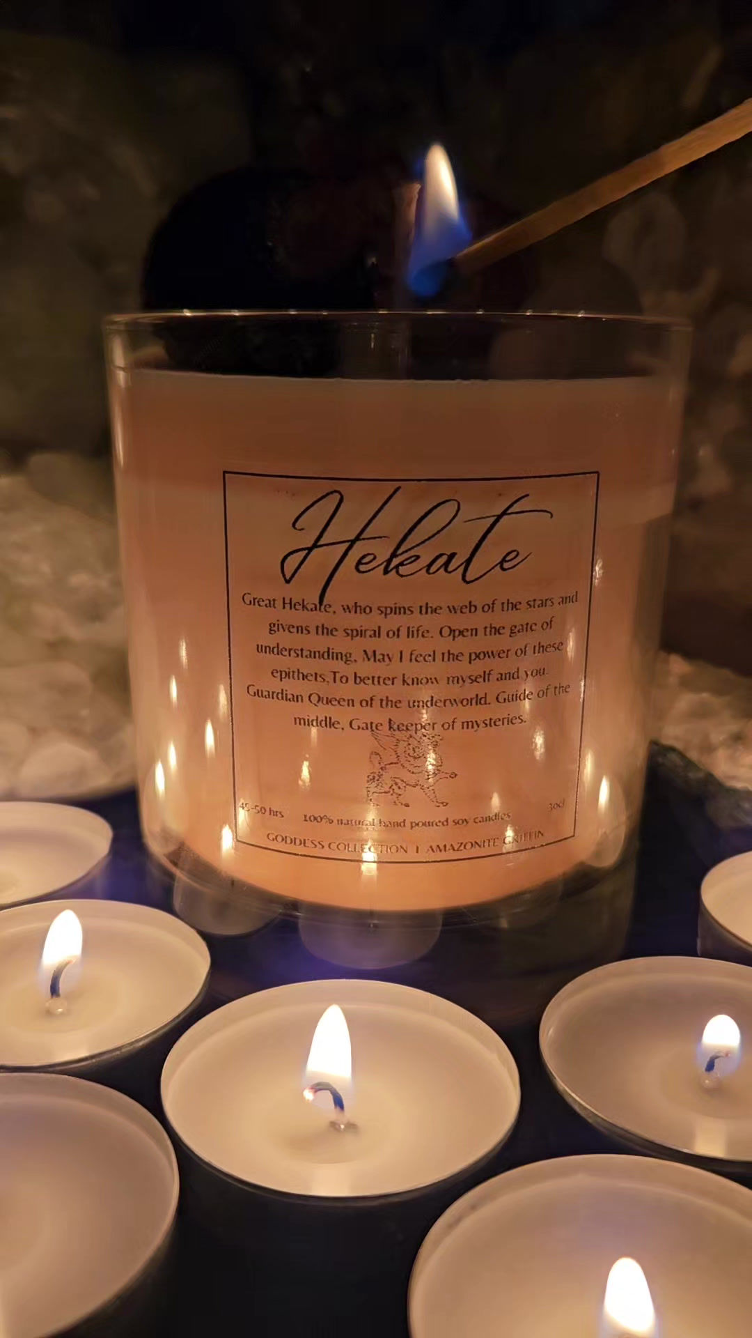 Hekate Goddess Candle