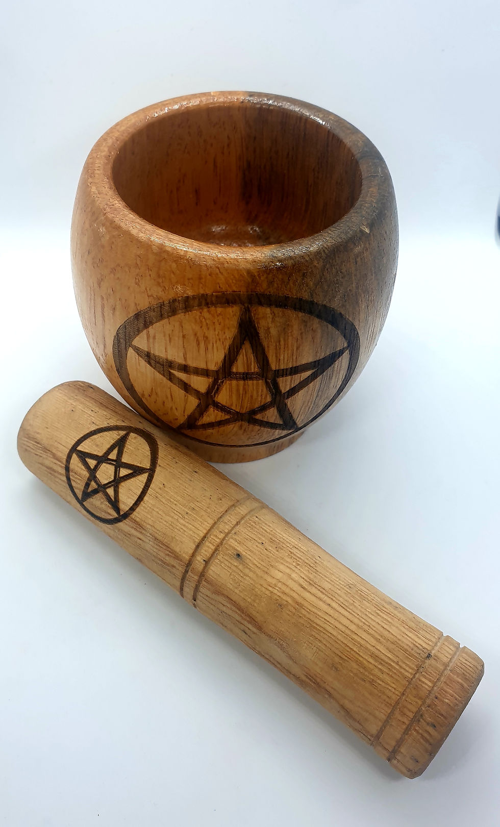 Thumbnail: Wooden Mortar & Pestle
