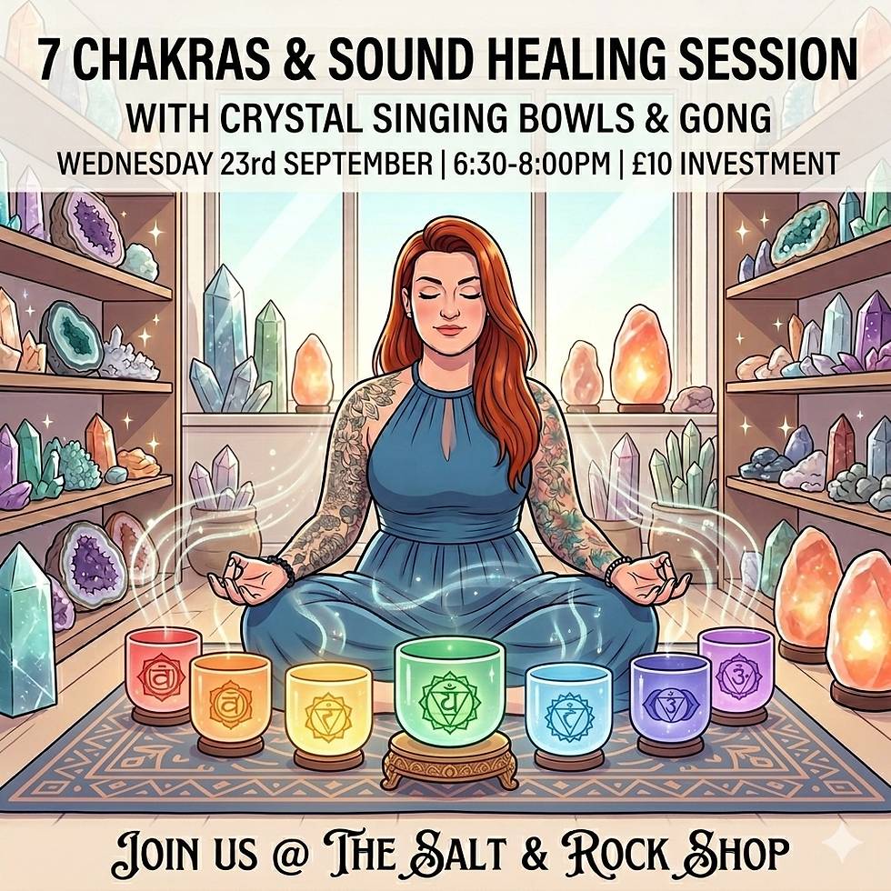7 Chakras and Sound at The Salt and rock shop