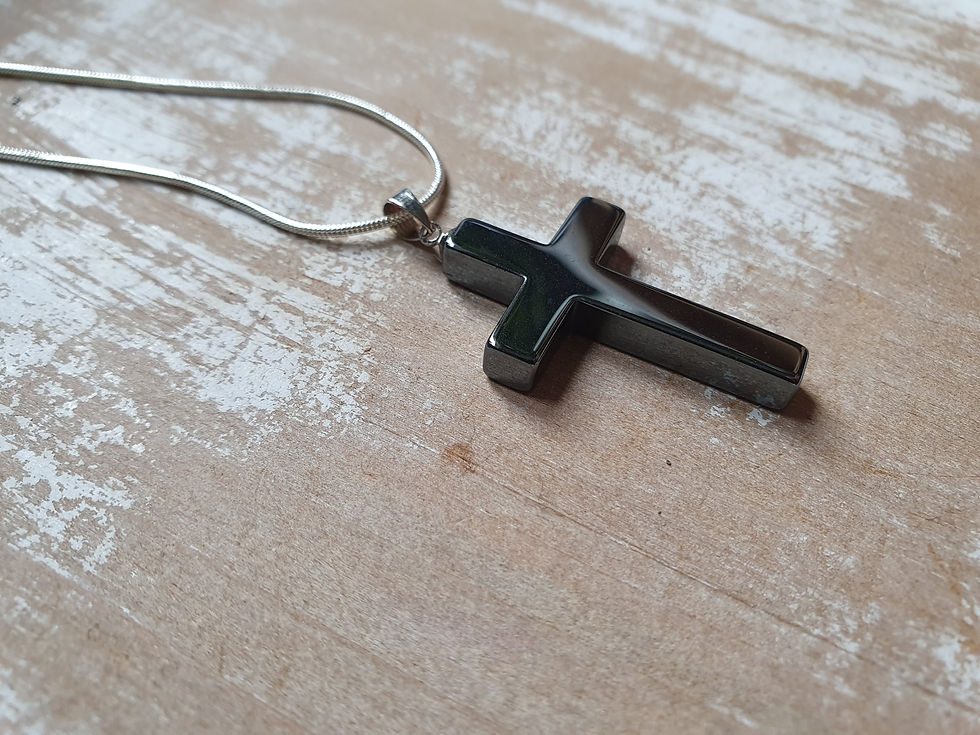 Thumbnail: Hematite cross