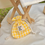 Thumbnail: Yellow quilted pouch in tote bag