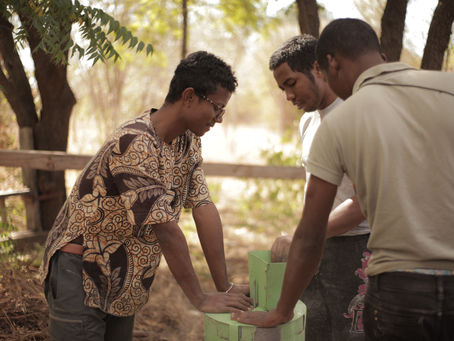 Pellets production in Andalamengoke