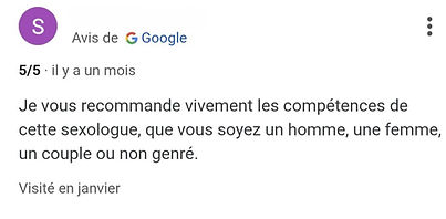 Avis Google 5/5