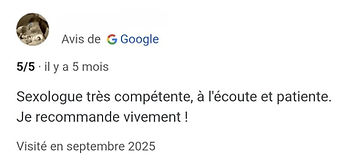 Avis Google 5/5