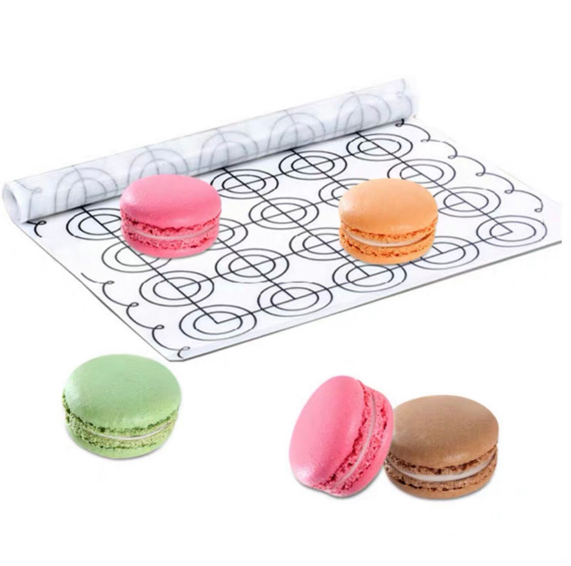 馬卡龍耐高溫矽膠墊