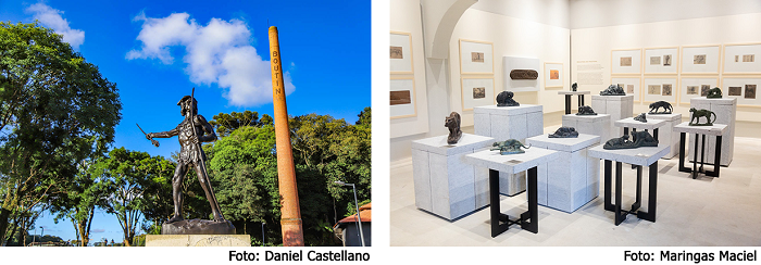 Exposição permanente de João Turin em espaço público promove acessibilidade da arte