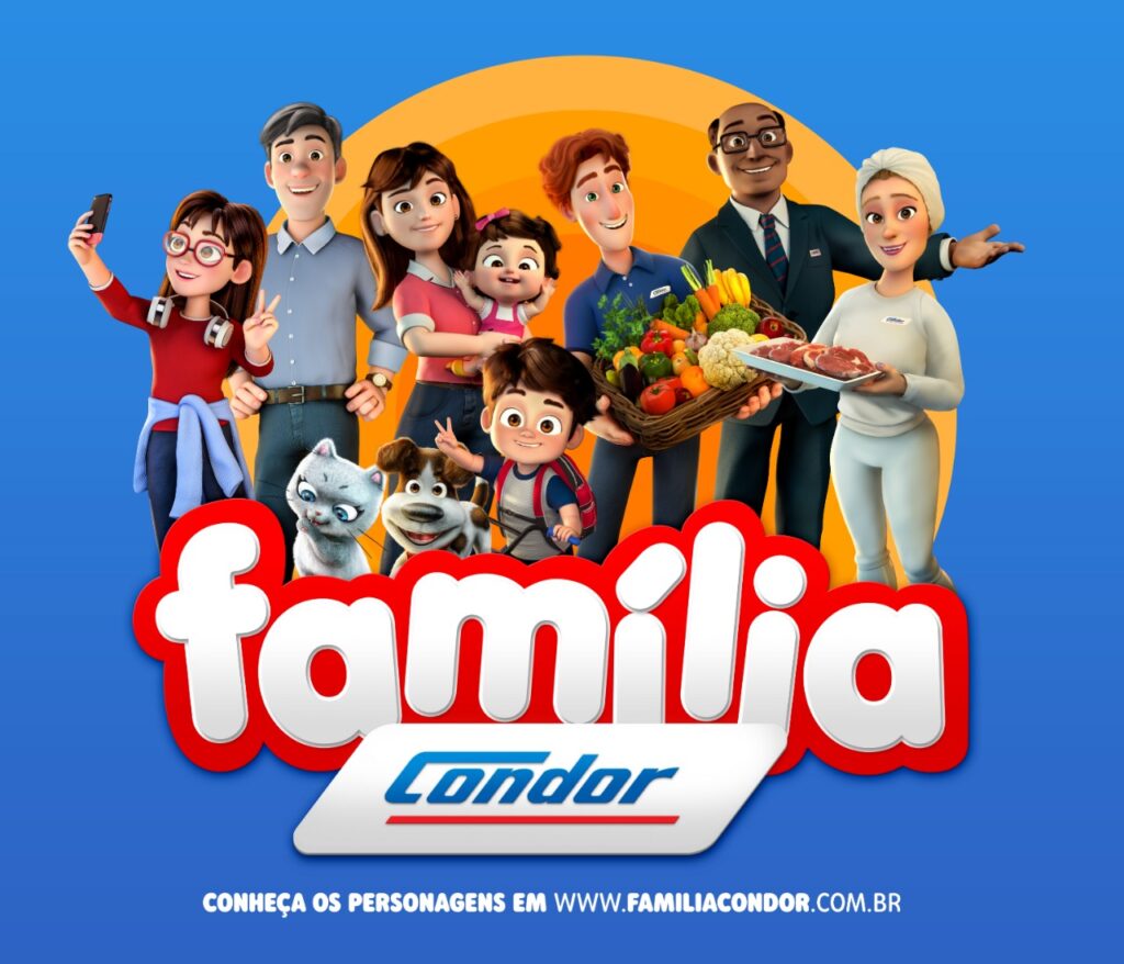 Condor inova com primeira campanha supermercadista em animação 3D do país